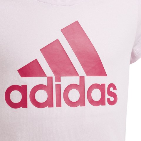 Koszulka adidas BL Tee HM8732 różowy 152 cm Adidas Koszulka adidas BL Tee HM8732 różowy 152 cm Adidas