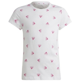 Koszulka adidas BLUV Tee girls IB8918 biały 140 cm Adidas