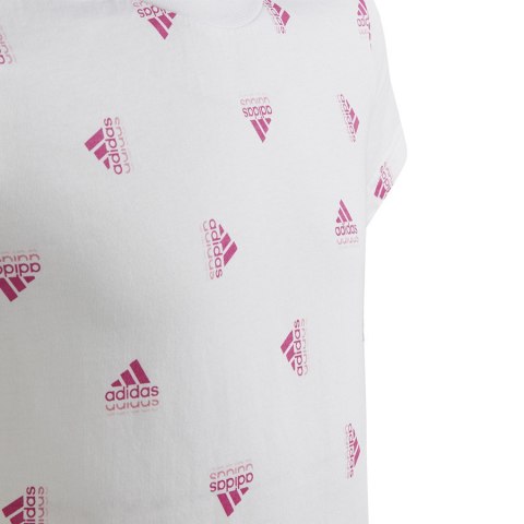 Koszulka adidas BLUV Tee girls IB8918 biały 140 cm Adidas