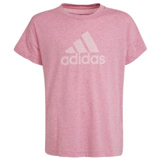 Koszulka adidas Badge of Sport Tee girls HM2648 różowy 170 cm Adidas