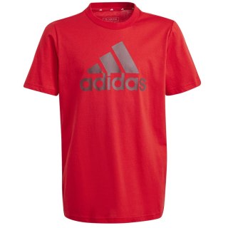 Koszulka adidas Big Logo Tee Jr IJ6262 czerwony 140 cm Adidas