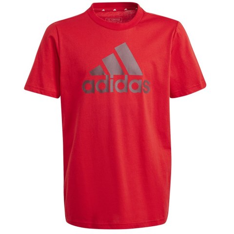Koszulka adidas Big Logo Tee Jr IJ6262 czerwony 140 cm Adidas