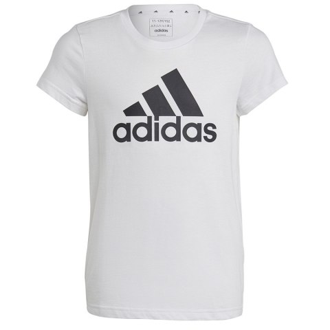 Koszulka adidas Big Logo Tee girls Jr IC6121 biały 128 cm Adidas Koszulka adidas Big Logo Tee girls Jr IC6121 biały 128 cm Adidas