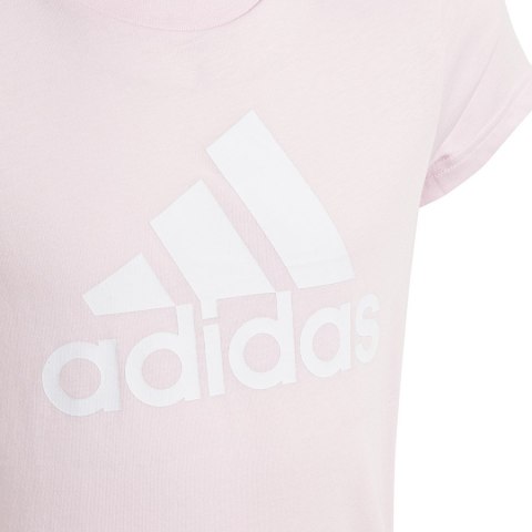 Koszulka adidas Big Logo Tee girls Jr IC6123 różowy 140 cm Adidas