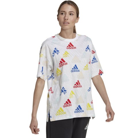 Koszulka adidas Bluv Q3 Tee HL4461 biały XS Adidas Koszulka adidas Bluv Q3 Tee HL4461 biały XS Adidas