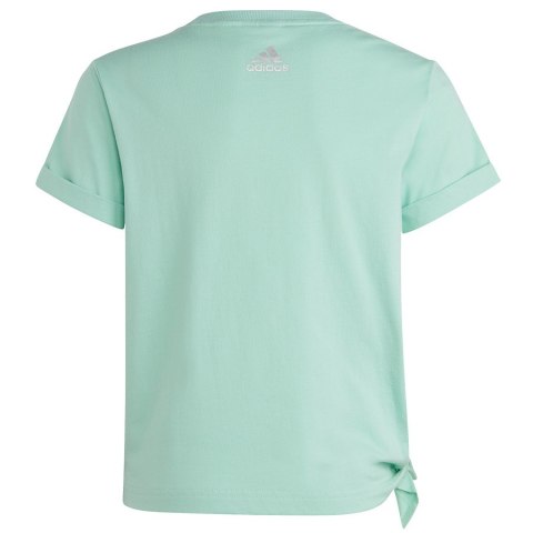 Koszulka adidas Dance Knotted Tee girls Jr HR5817 zielony 152 cm Adidas