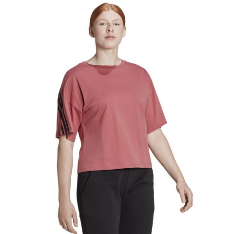 Koszulka adidas FI 3 Stripes Tee HK0494 czerwony XS Adidas