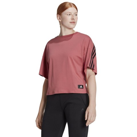 Koszulka adidas FI 3 Stripes Tee HK0494 czerwony S Adidas