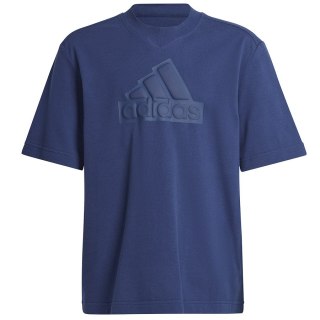 Koszulka adidas FI Logo Tee Jr IC9533 granatowy 176 cm Adidas