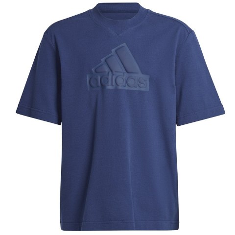 Koszulka adidas FI Logo Tee Jr IC9533 granatowy 176 cm Adidas