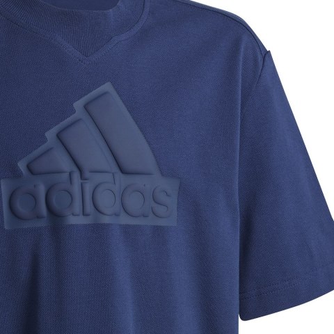 Koszulka adidas FI Logo Tee Jr IC9533 granatowy 176 cm Adidas