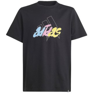 Koszulka adidas GFX Illustrated IR5757 czarny 140 cm Adidas