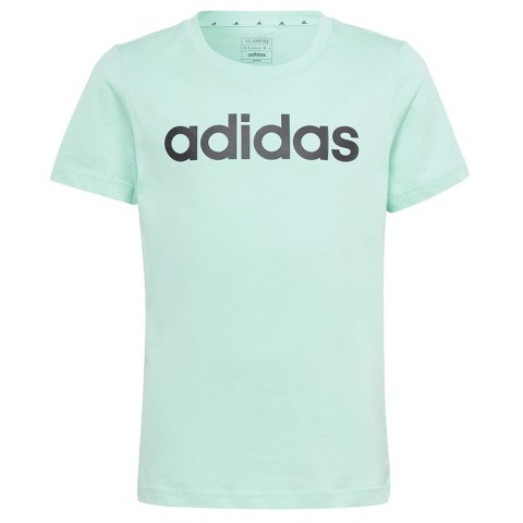 Koszulka adidas LIN Tee girls IC3154 zielony 164 cm Adidas Koszulka adidas LIN Tee girls IC3154 zielony 164 cm Adidas