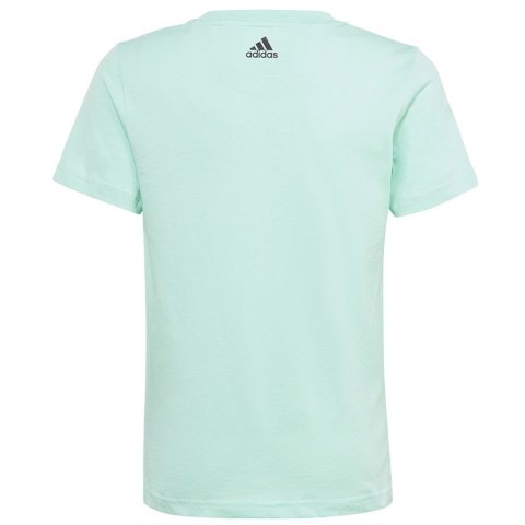 Koszulka adidas LIN Tee girls IC3154 zielony 164 cm Adidas Koszulka adidas LIN Tee girls IC3154 zielony 164 cm Adidas