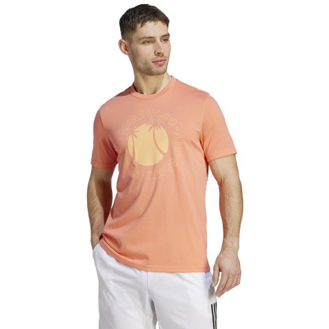 Koszulka adidas RM Sun Graphic Tee HZ9014 czerwony S Adidas