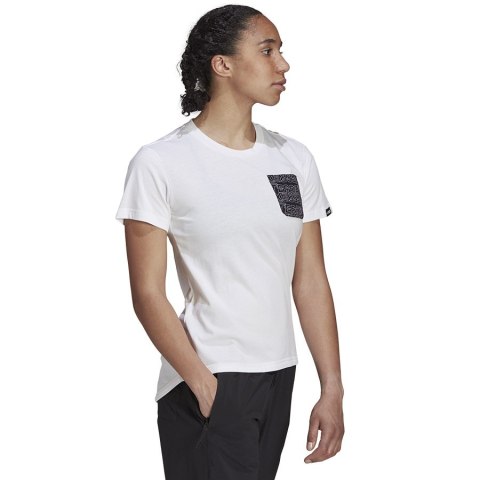 T-Shirt adidas TX Pocket Tee GU8983 biały M Adidas