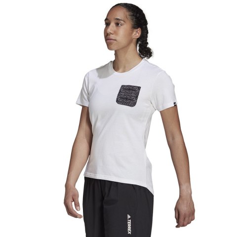 T-Shirt adidas TX Pocket Tee GU8983 biały XS Adidas