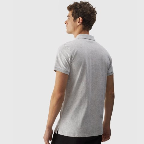 Koszulka polo 4F 4FWMM00TPTSM316 27S szary XXL 4F Koszulka polo 4F 4FWMM00TPTSM316 27S szary XXL 4F