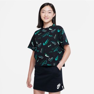 Koszulka Nike Sportswear DV0568 010 czarny S (128-137cm) Nike