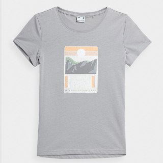 T-Shirt 4F 4FSS23TFTSF274 27S szary XL 4F