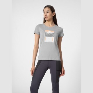 T-Shirt 4F 4FSS23TFTSF274 27S szary XS 4F
