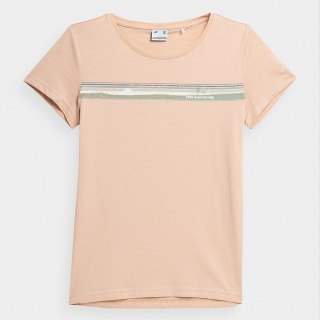T-Shirt 4F 4FSS23TFTSF275 65S pomarańczowy L 4F