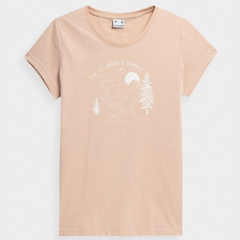 T-Shirt 4F 4FSS23TTSHF273 65S pomarańczowy XS 4F