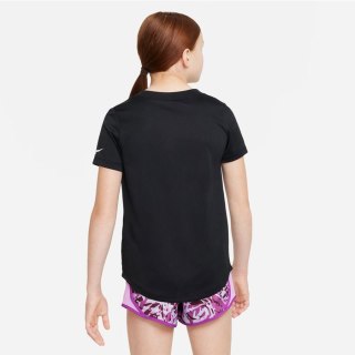 T-Shirt Nike Dri-Fit girls DZ3583 010 czarny L (147-158cm) Nike