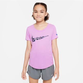 T-Shirt Nike Dri-Fit girls DZ3583 532 fioletowy L (147-158cm) Nike