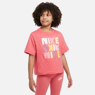 T-Shirt Nike Sportswear DZ3579 894 pomarańczowy M (137-147cm) Nike