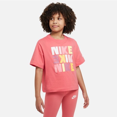 T-Shirt Nike Sportswear DZ3579 894 pomarańczowy M (137-147cm) Nike T-Shirt Nike Sportswear DZ3579 894 pomarańczowy M (137-147cm) Nike