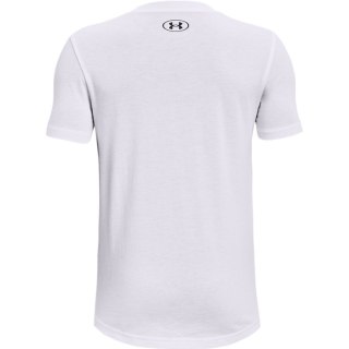 T-Shirt UA Boys Hoops Nitro Tee 1361655 100 biały M Under Armour