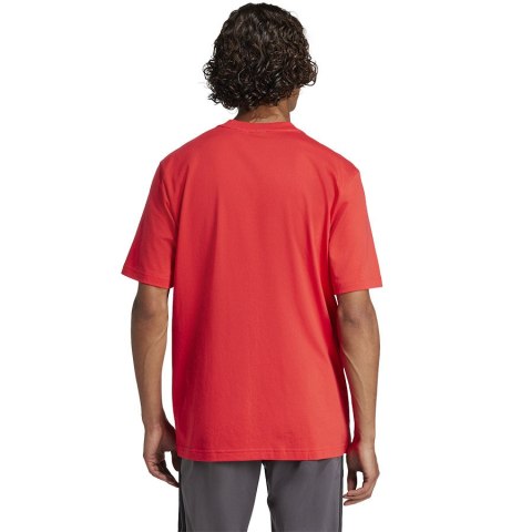 T-Shirt adidas Single Jersey Linear Tee JE8994 czerwony XL Adidas