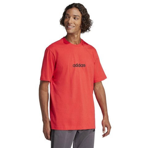T-Shirt adidas Single Jersey Linear Tee JE8994 czerwony XL Adidas