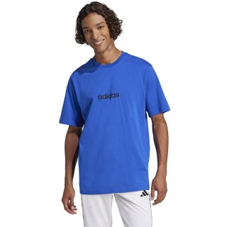 T-Shirt adidas Single Jersey Linear Tee JE8995 niebieski XL Adidas