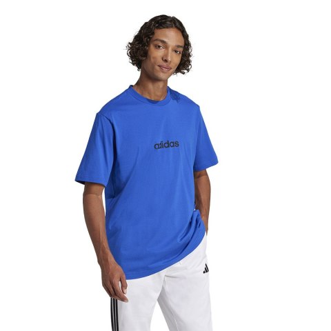 T-Shirt adidas Single Jersey Linear Tee JE8995 niebieski XL Adidas