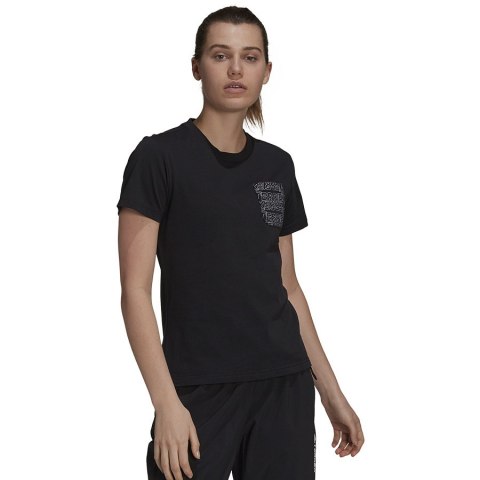 T-Shirt adidas TX Pocket Tee GU8984 czarny S Adidas