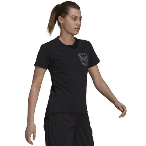 T-Shirt adidas TX Pocket Tee GU8984 czarny S Adidas