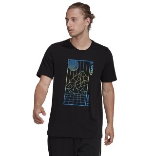T-Shirt adidas Terrex Mountain Fun Graphic Tee H50930 czarny S Adidas