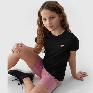 T-shirt 4F 4FJWSS24TTSHF1110 20S czarny 140 cm 4F