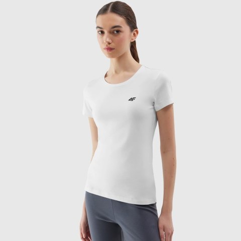 T-shirt 4F 4FWSS24TTSHF1161 10S biały XS 4F T-shirt 4F 4FWSS24TTSHF1161 10S biały XS 4F
