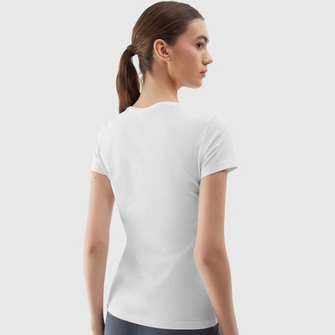 T-shirt 4F 4FWSS24TTSHF1161 10S biały XS 4F T-shirt 4F 4FWSS24TTSHF1161 10S biały XS 4F