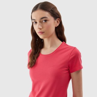 T-shirt 4F 4FWSS24TTSHF1161 62S czerwony S 4F