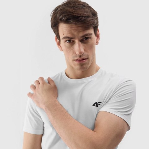 T-shirt 4F 4FWSS24TTSHM1154 10S biały XXL 4F T-shirt 4F 4FWSS24TTSHM1154 10S biały XXL 4F