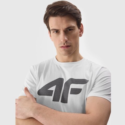 T-shirt 4F 4FWSS24TTSHM1155 10S biały XXL 4F