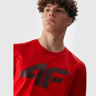 T-shirt 4F 4FWSS24TTSHM1155 61S czerwony XXL 4F
