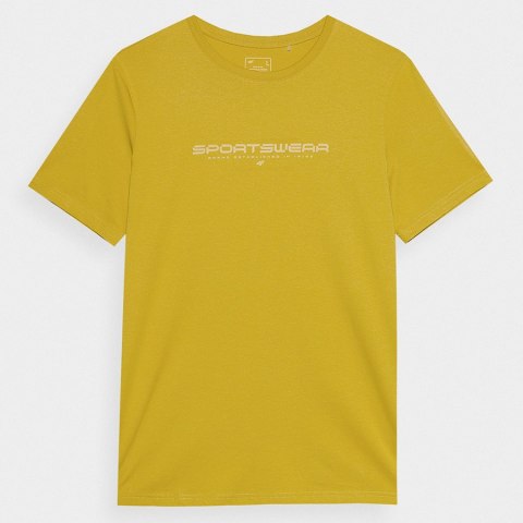T-shirt 4F 4FWSS24TTSHM1156 71S żółty XXXL 4F T-shirt 4F 4FWSS24TTSHM1156 71S żółty XXXL 4F