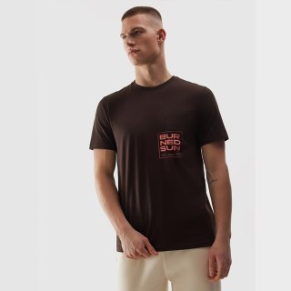 T-shirt 4F 4FWSS24TTSHM1284 80S brązowy XXL 4F