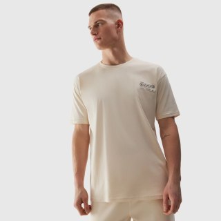 T-shirt 4F 4FWSS24TTSHM1286 83S beżowy XXL 4F