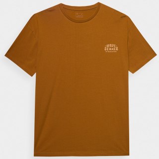 T-shirt 4F 4FWSS24TTSHM1318 81S brązowy XXL 4F